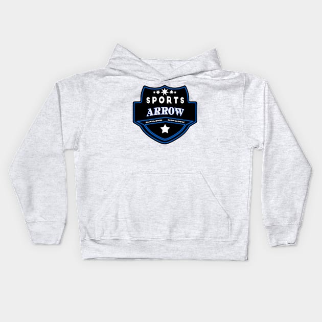 Sports Arrow Kids Hoodie by Creative Has